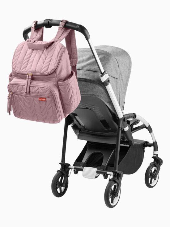 Skip Hop Diaper Bag Backpack Bundle Forma Multi-Function Travel Mauve Mist NEW main image 12